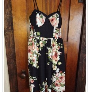 Black Floral Dress